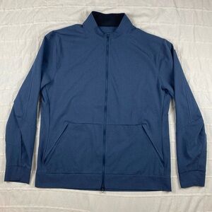 Lululemon Airing Easy Jacket Men's Size XL Mach Blue Full Zip Athleisure Ripstop